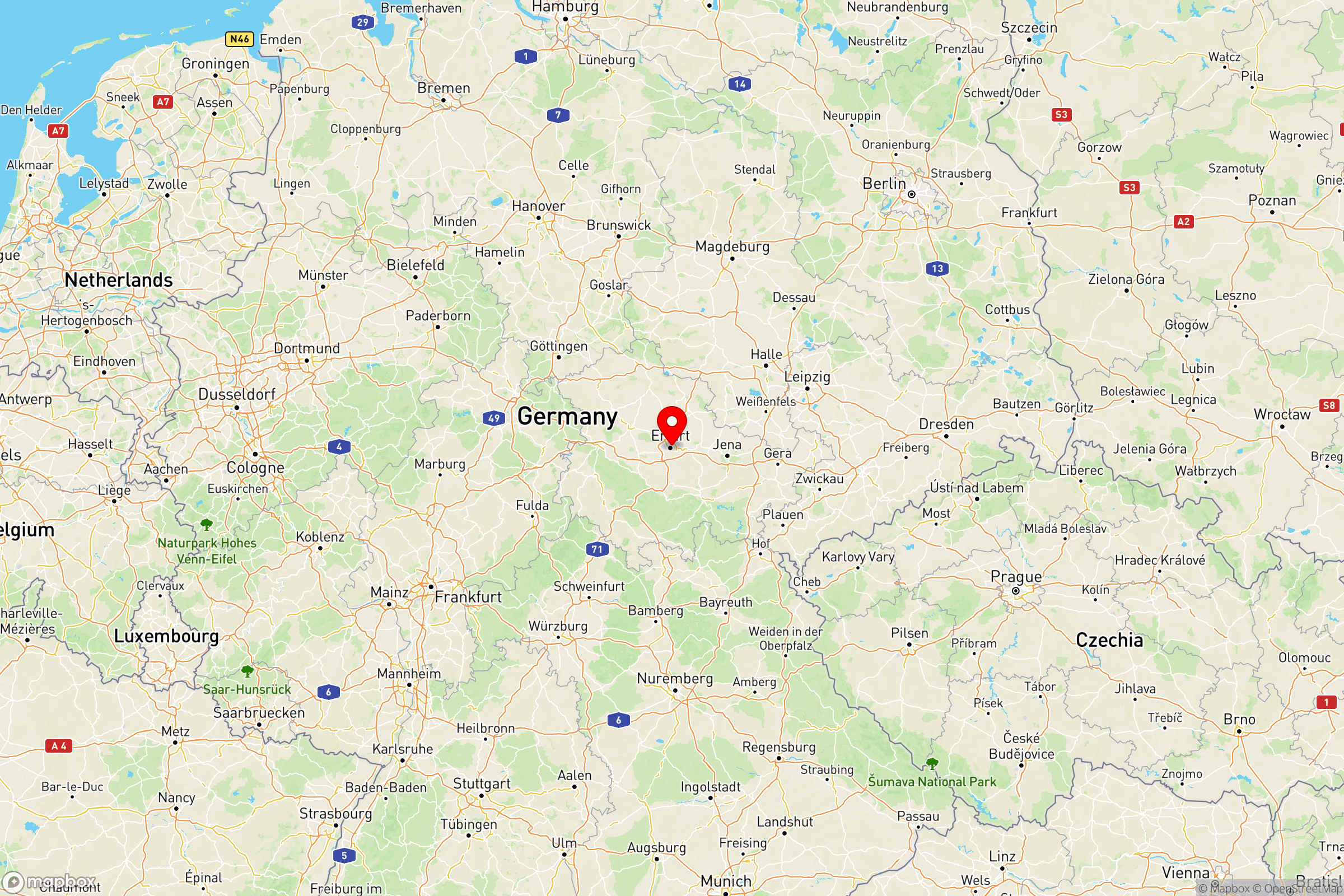 Property Location Map - Rathenaustraße, Erfurt