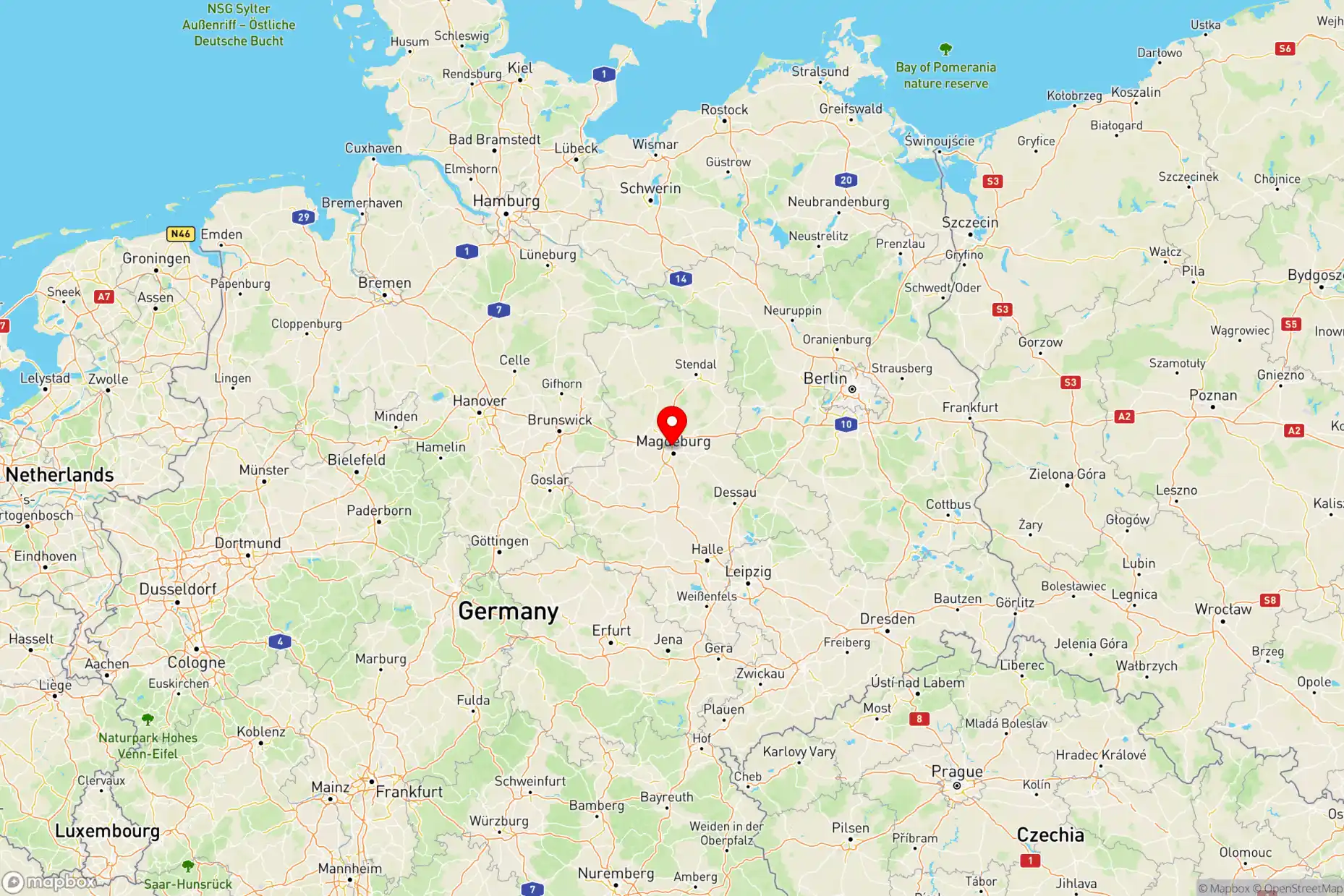 Property Location Map - Olvenstedter Chaussee, Magdeburg