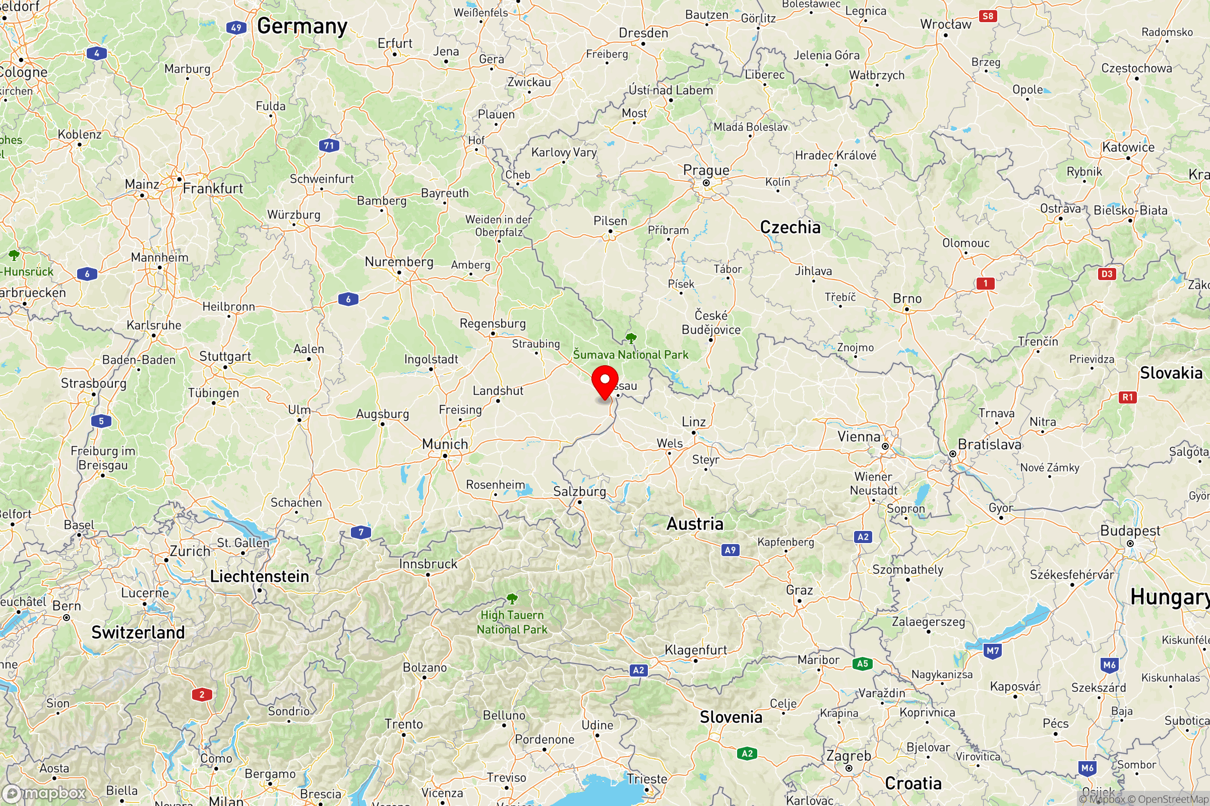 Property Location Map - Marienplatz, Niederbayern