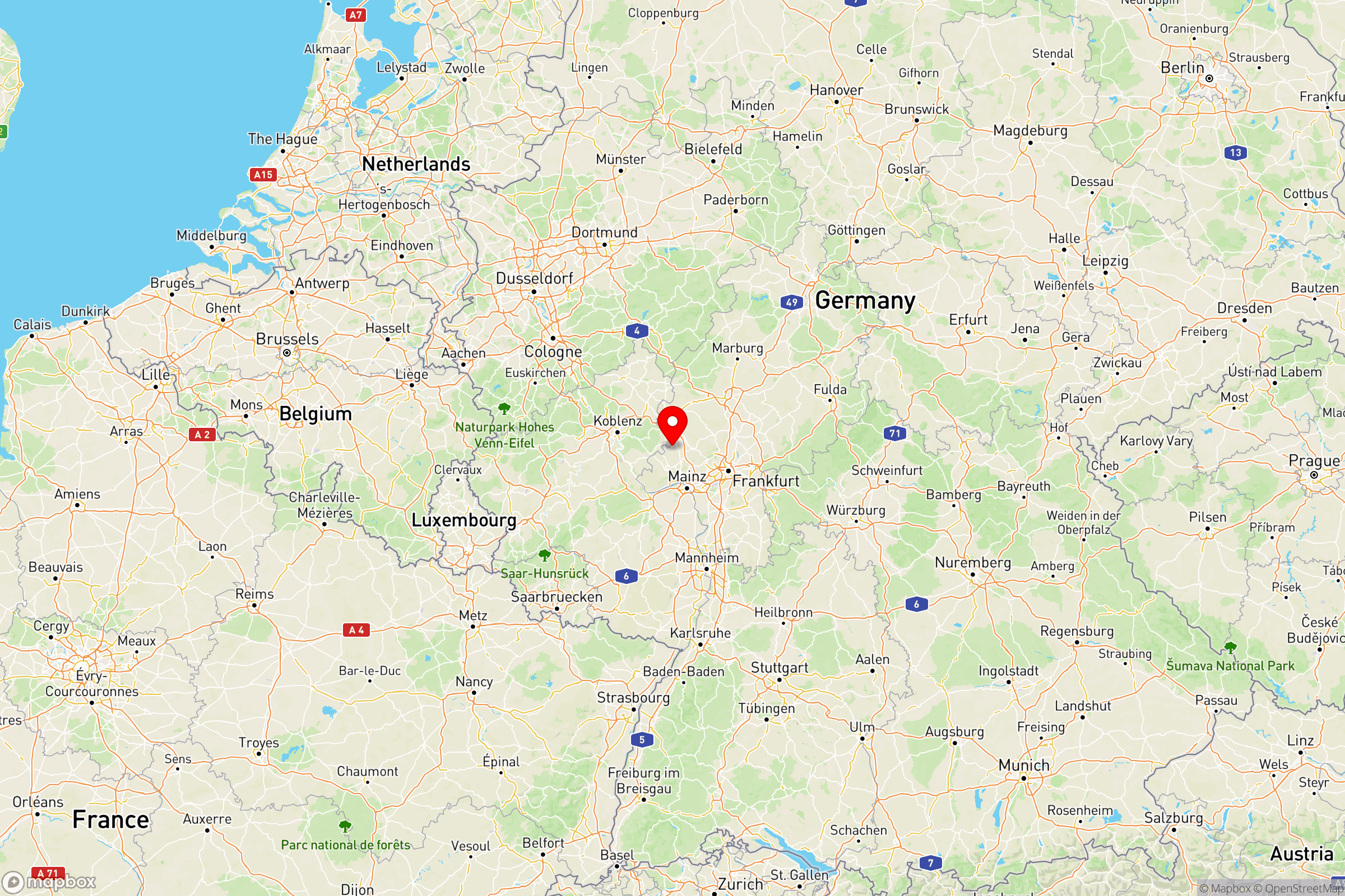 Property Location Map - Wilhelmstraße, Darmstadt