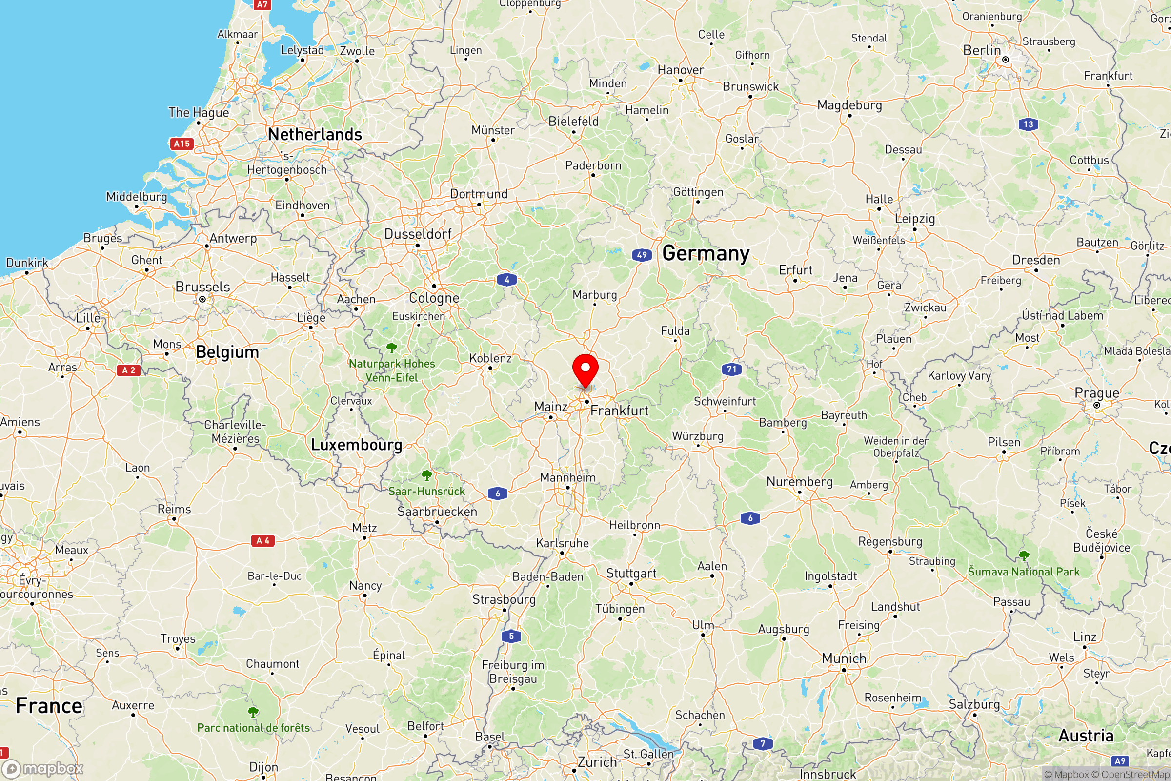 Property Location Map - Berner Straße, Darmstadt