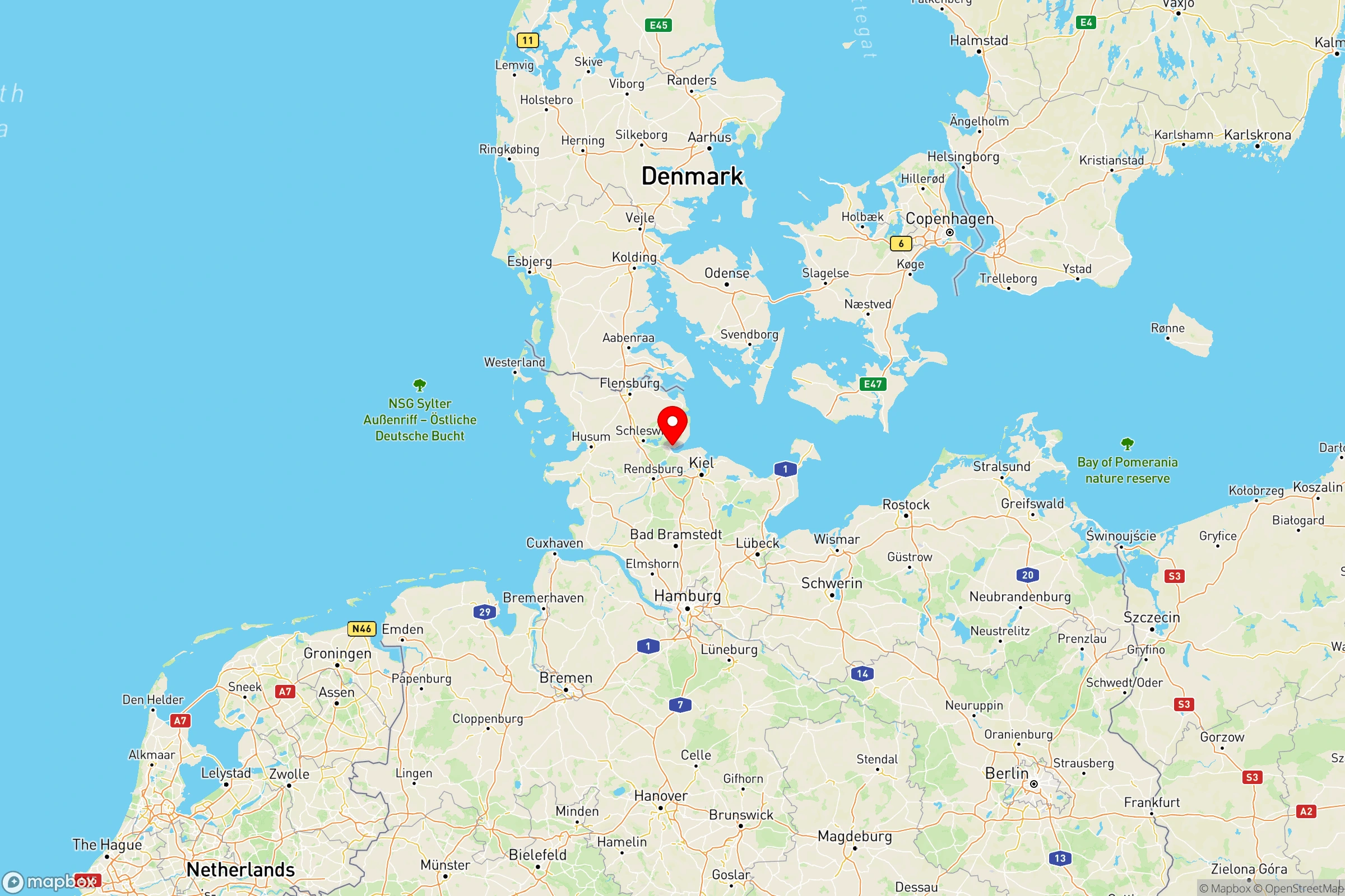 Property Location Map - Marienstraße, Eckernförde