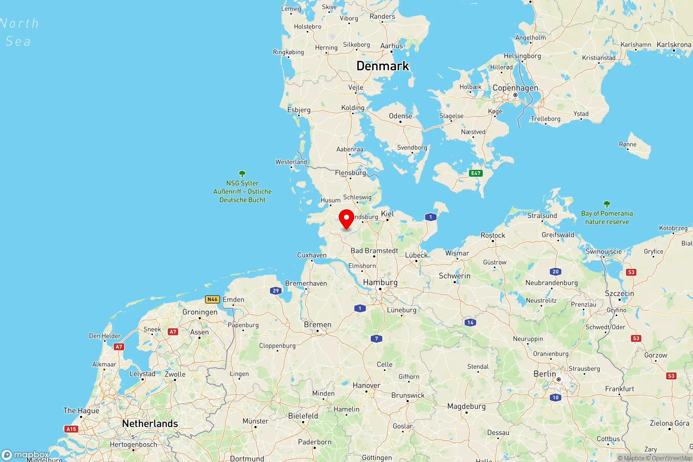 Property Location Map - Schelrader Straße, Süderdorf